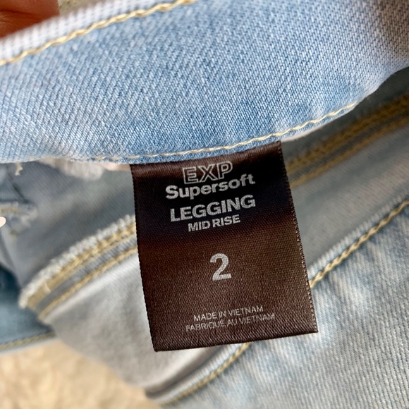 Express Super Soft Jean Leggings - Picture 3 of 3